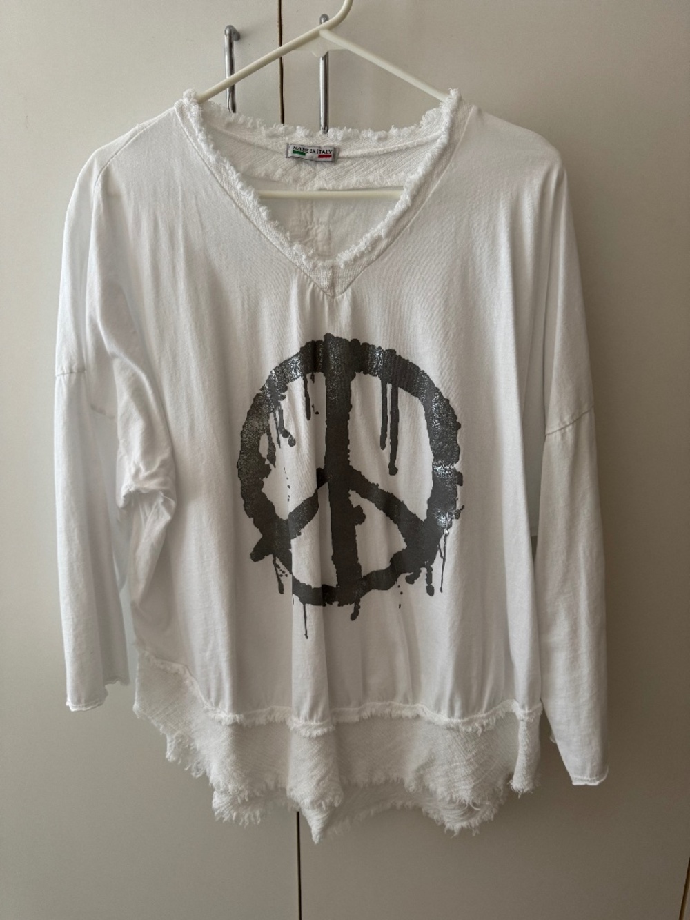 RARE Made In Italy PEACE shirt